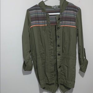 Charlotte Russe army green jacket